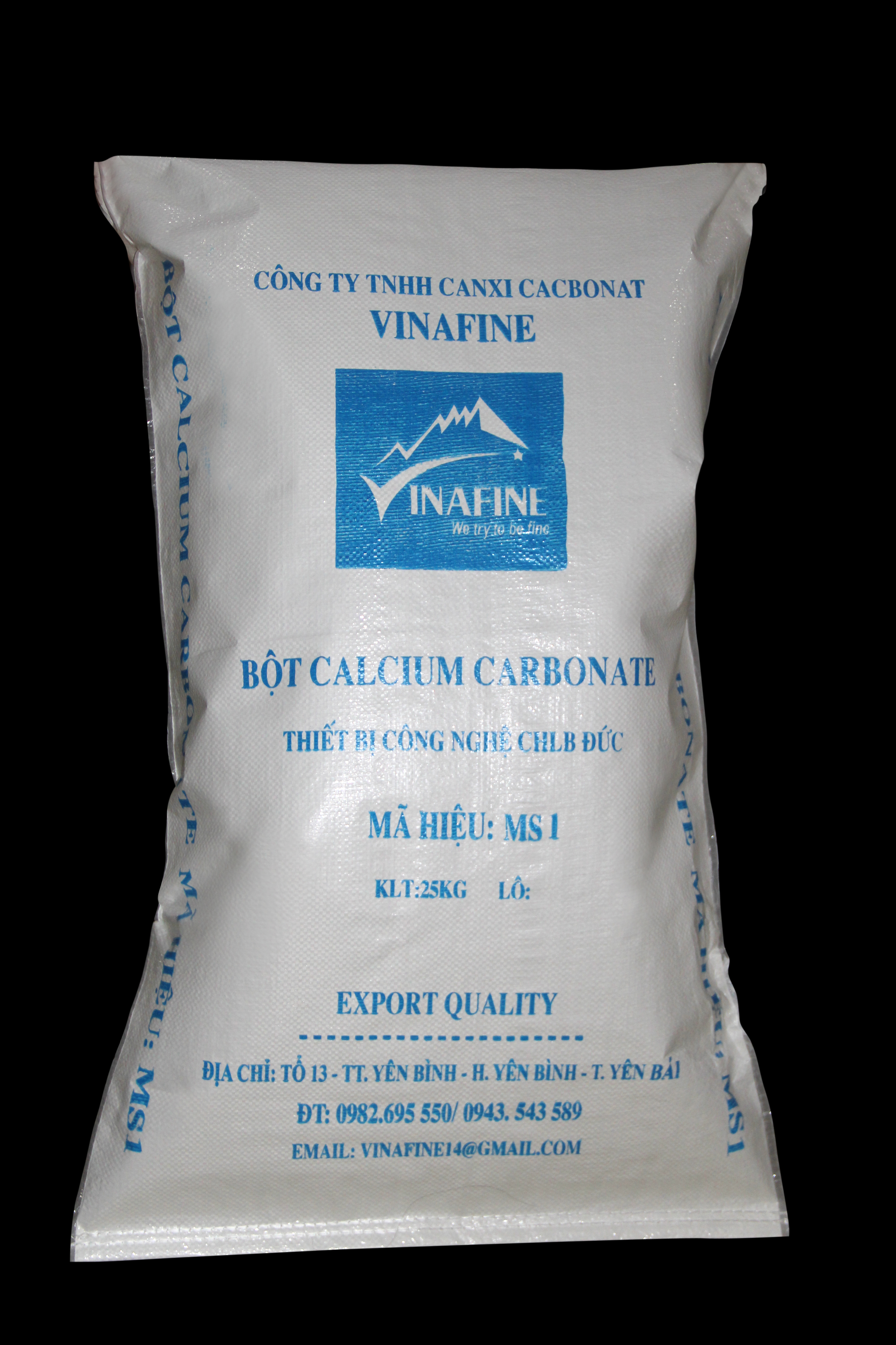 Bột đá CaCo3 - Bột Đá Vinafine - Công Ty TNHH Canxi Cacbonat Vinafine